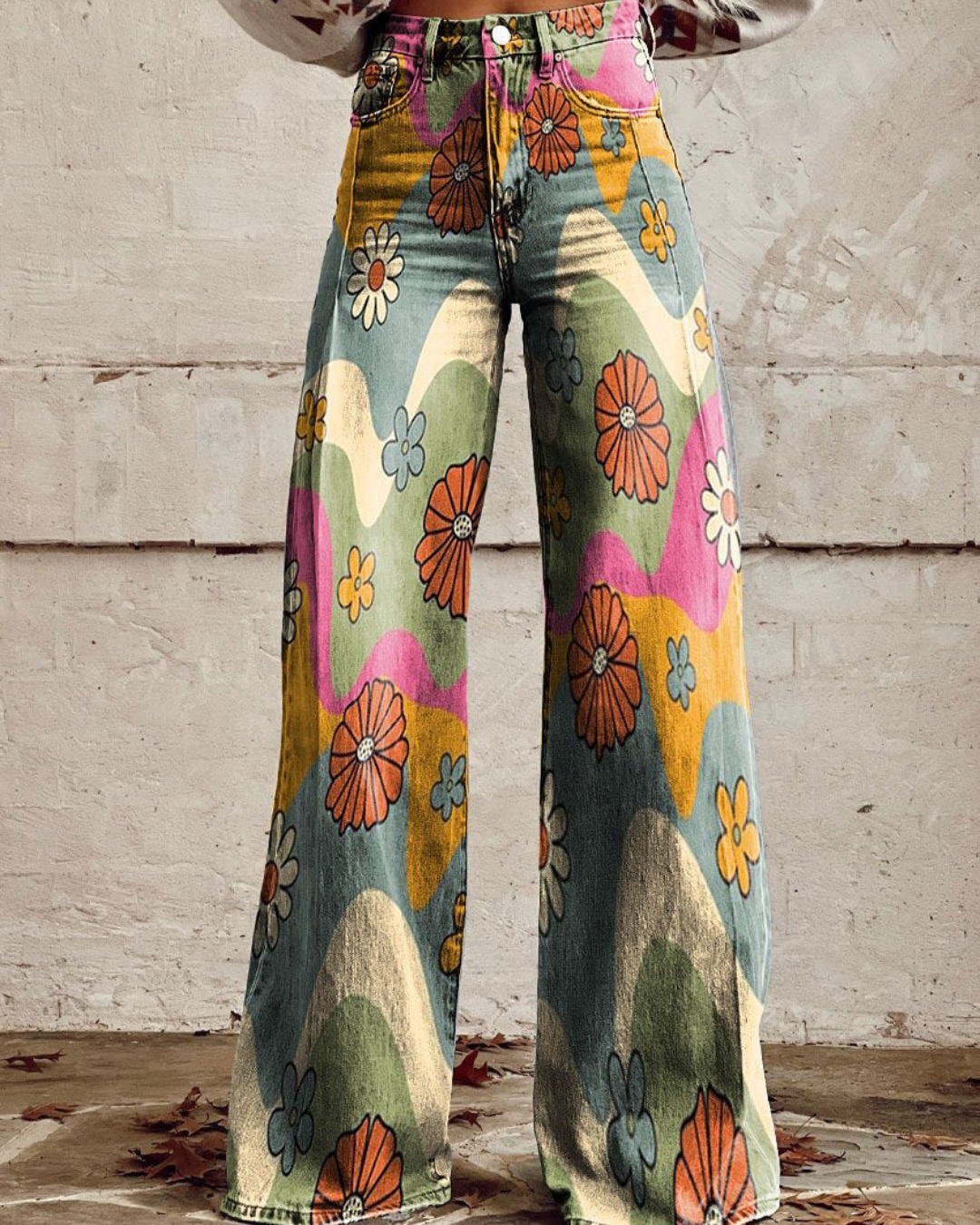 Pantaloni Baggy Donna Vestibilità Ampia