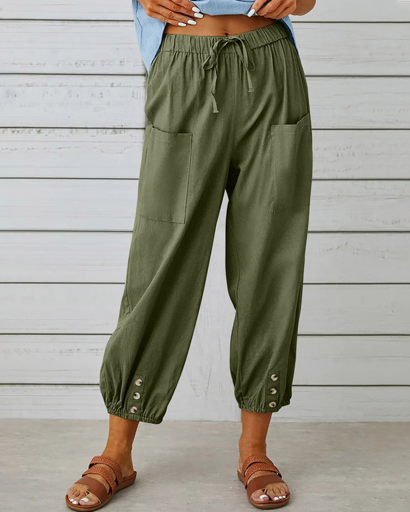 Pantaloni Cargo Donna Estivi Comodi