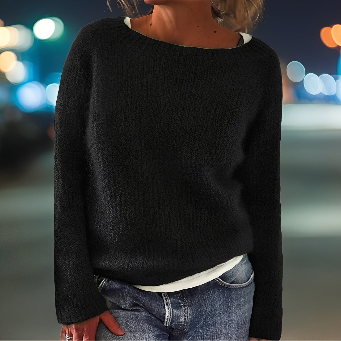 Pullover Donna in Lana Vestibilità Regular