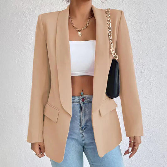 Blazer Donna Manica Lunga Linee Sobrie - Brentozzi