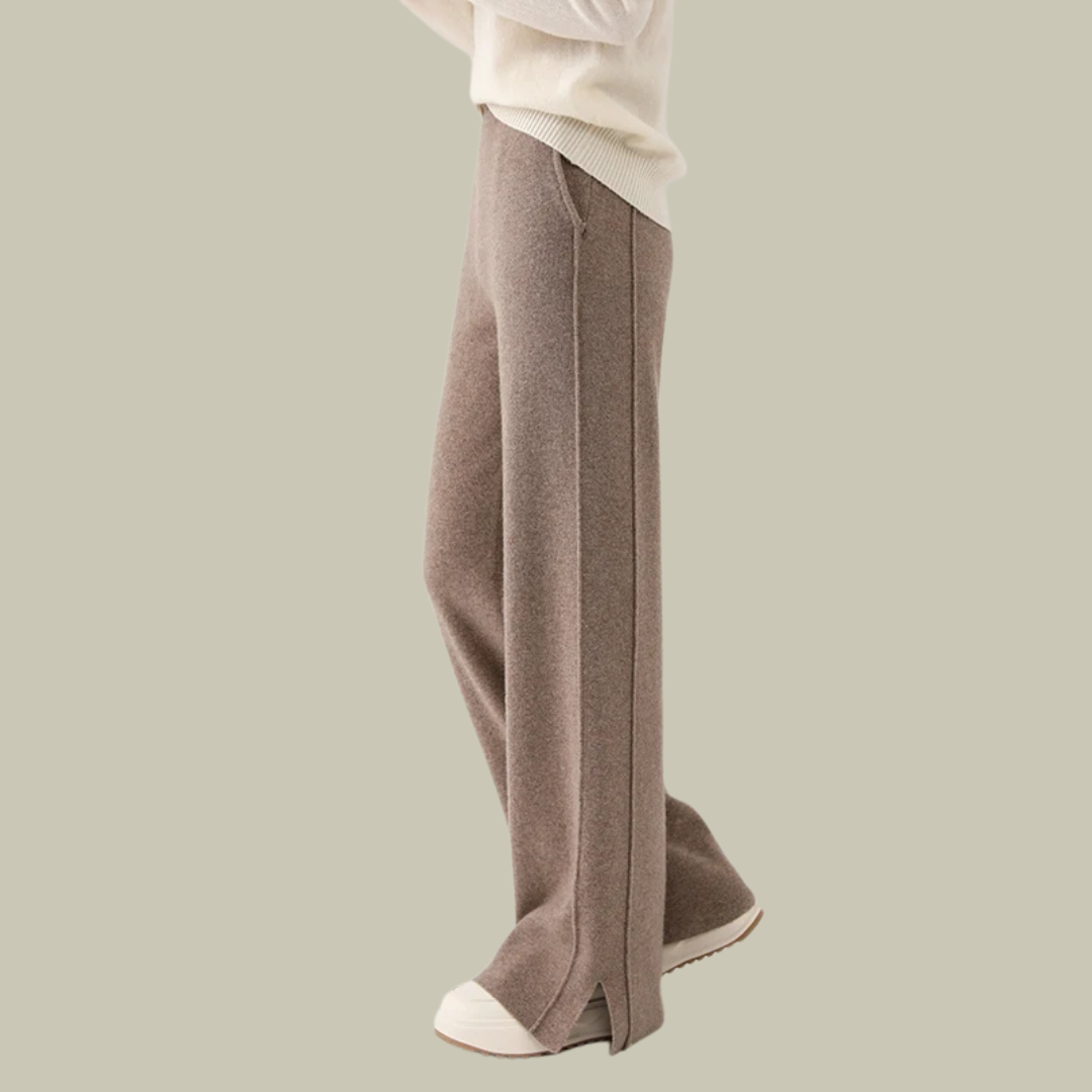 Pantaloni Donna in Maglia Vestibilità Comoda
