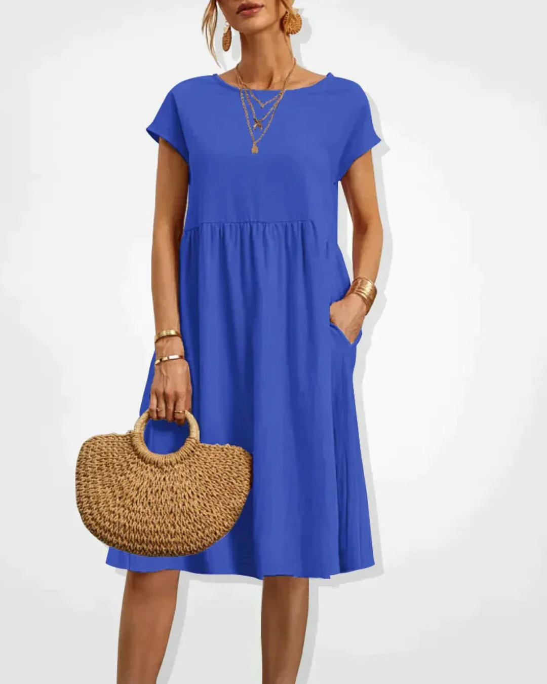 Abito Midi Donna Estivo Stile Italiano