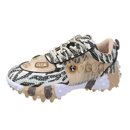 Scarpe Donna con Glitter Stile Elegante