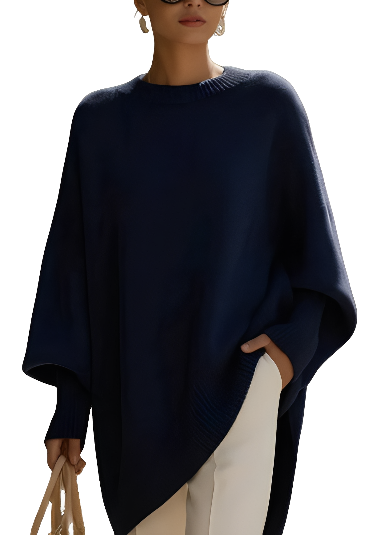 Maglione Oversize Donna Stile Modaiolo Morbido