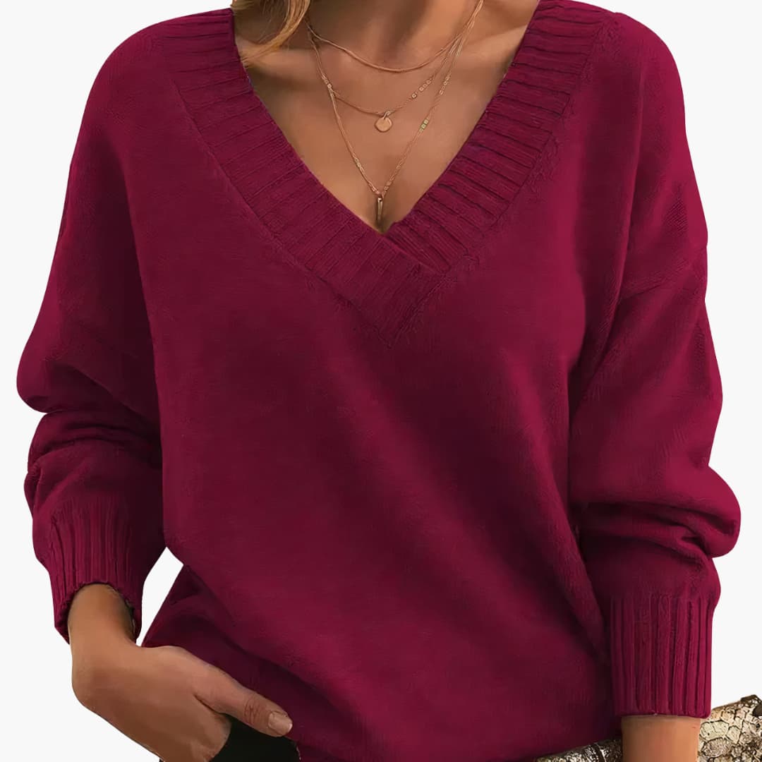 Maglione Donna Elegante Manica Lunga
