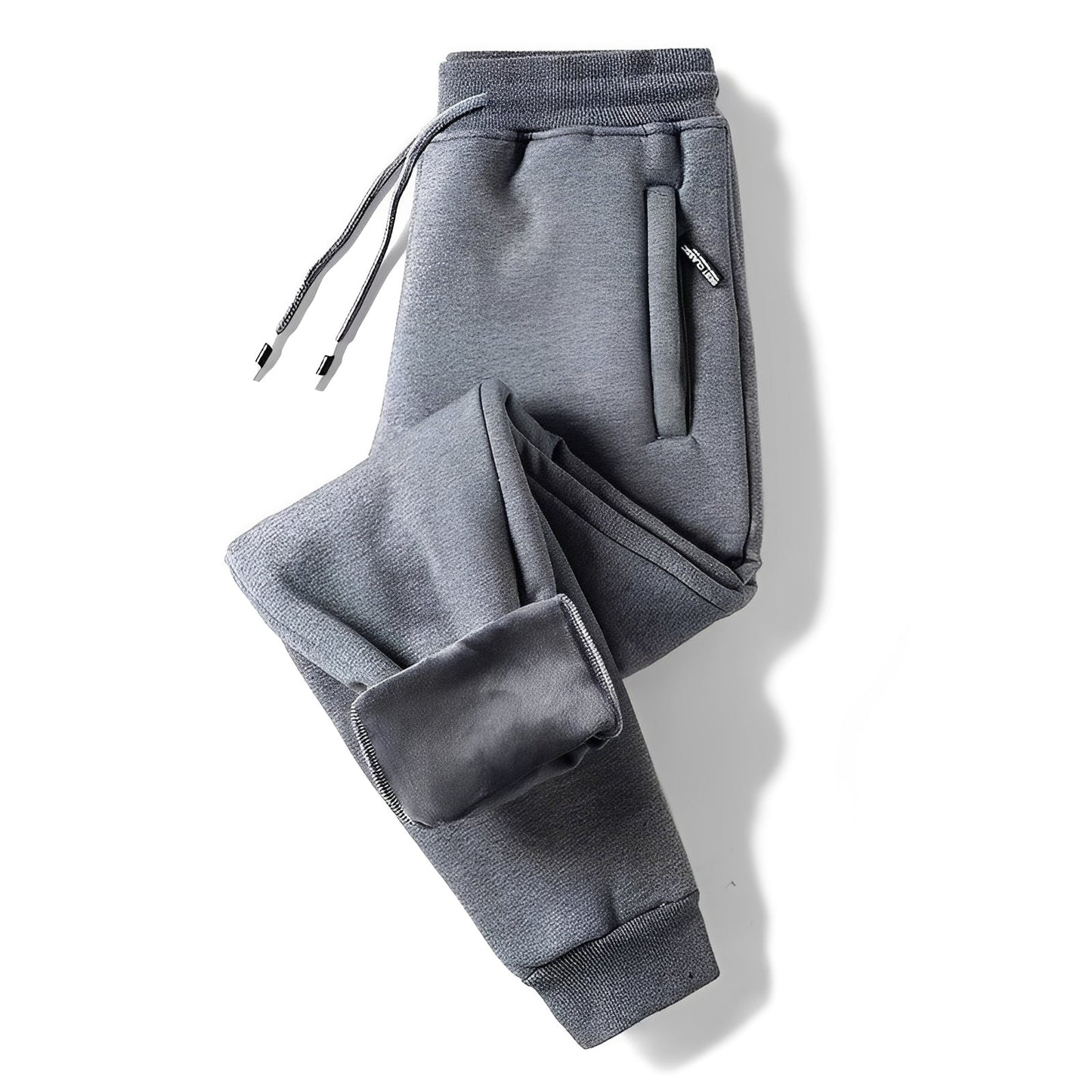 Pantaloni Uomo Termici Dritti Stile Casual