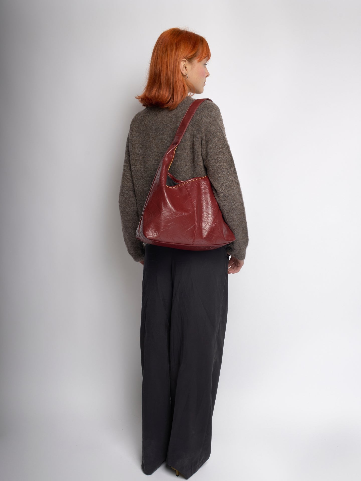 Borsa Tote Donna in Ecopelle Stile Vintage Capiente