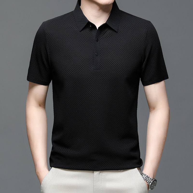 Polo Uomo Senza Cuciture Stile Casual
