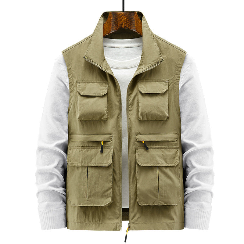 Gilet Uomo Casual con Tasche Multiple Comodo - Brentozzi