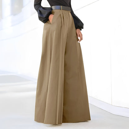 Pantaloni Donna Eleganti a Zampa Vestibilità Ampia - Brentozzi