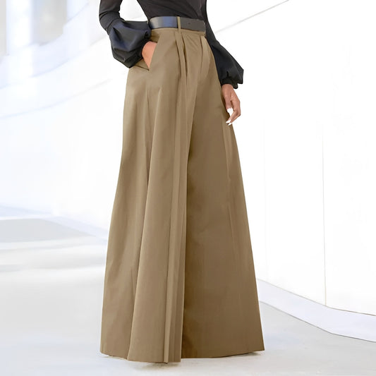Pantaloni Donna Eleganti a Zampa Vestibilità Ampia - Brentozzi