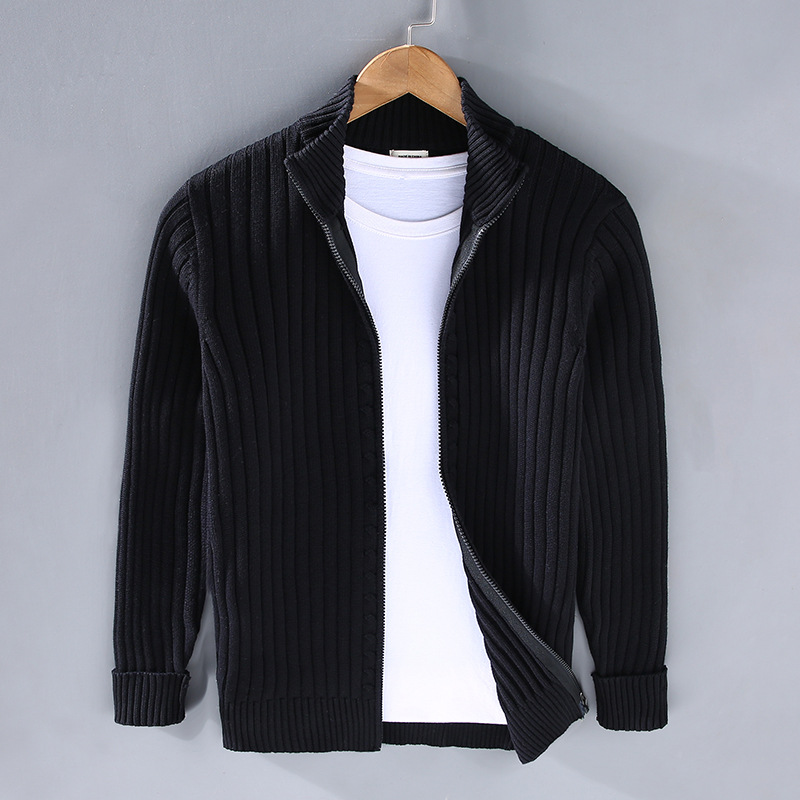 Cardigan Uomo in Cotone Maglia Comfort Regular - Brentozzi