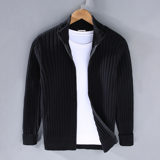 Cardigan Uomo in Cotone Maglia Comfort Regular - Brentozzi