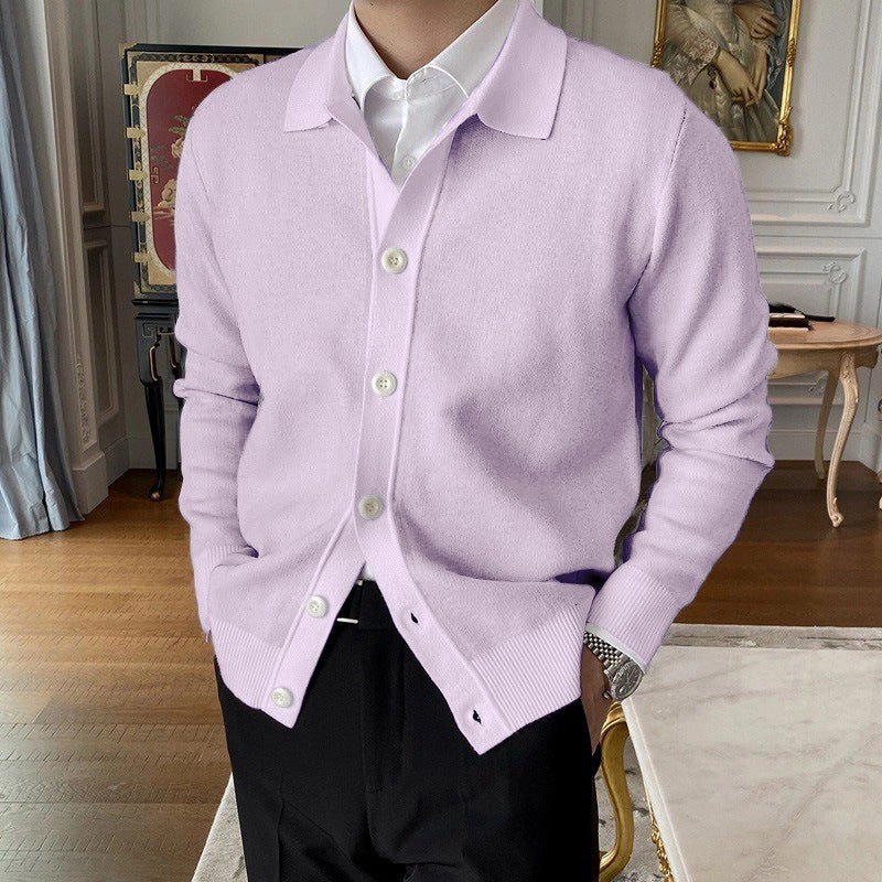Giacca Uomo Casual con Bottoni Vestibilità Comoda