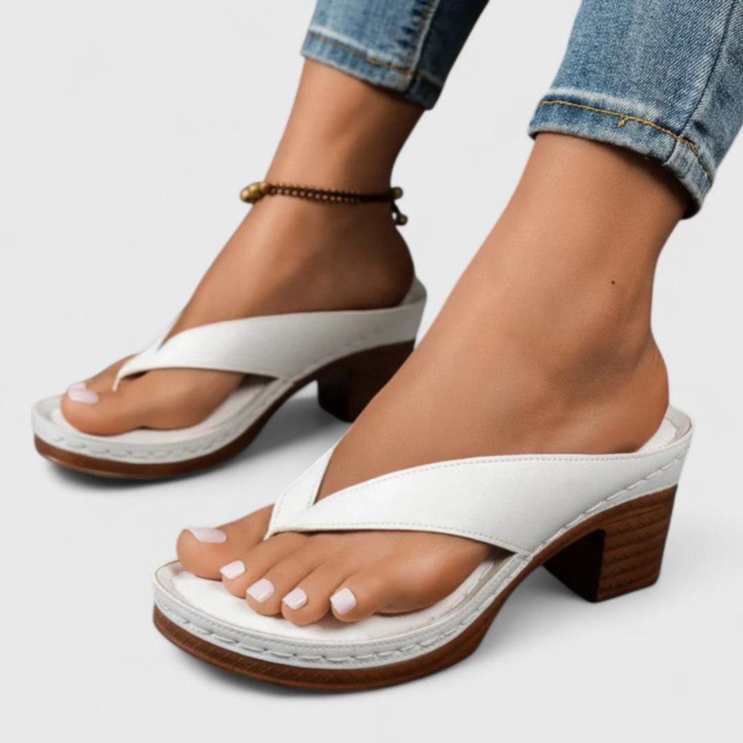 Sandali Donna Zehentrenner Tacco Chunky