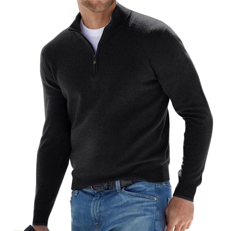 Maglione Uomo Tessuto Morbido Manica Lunga