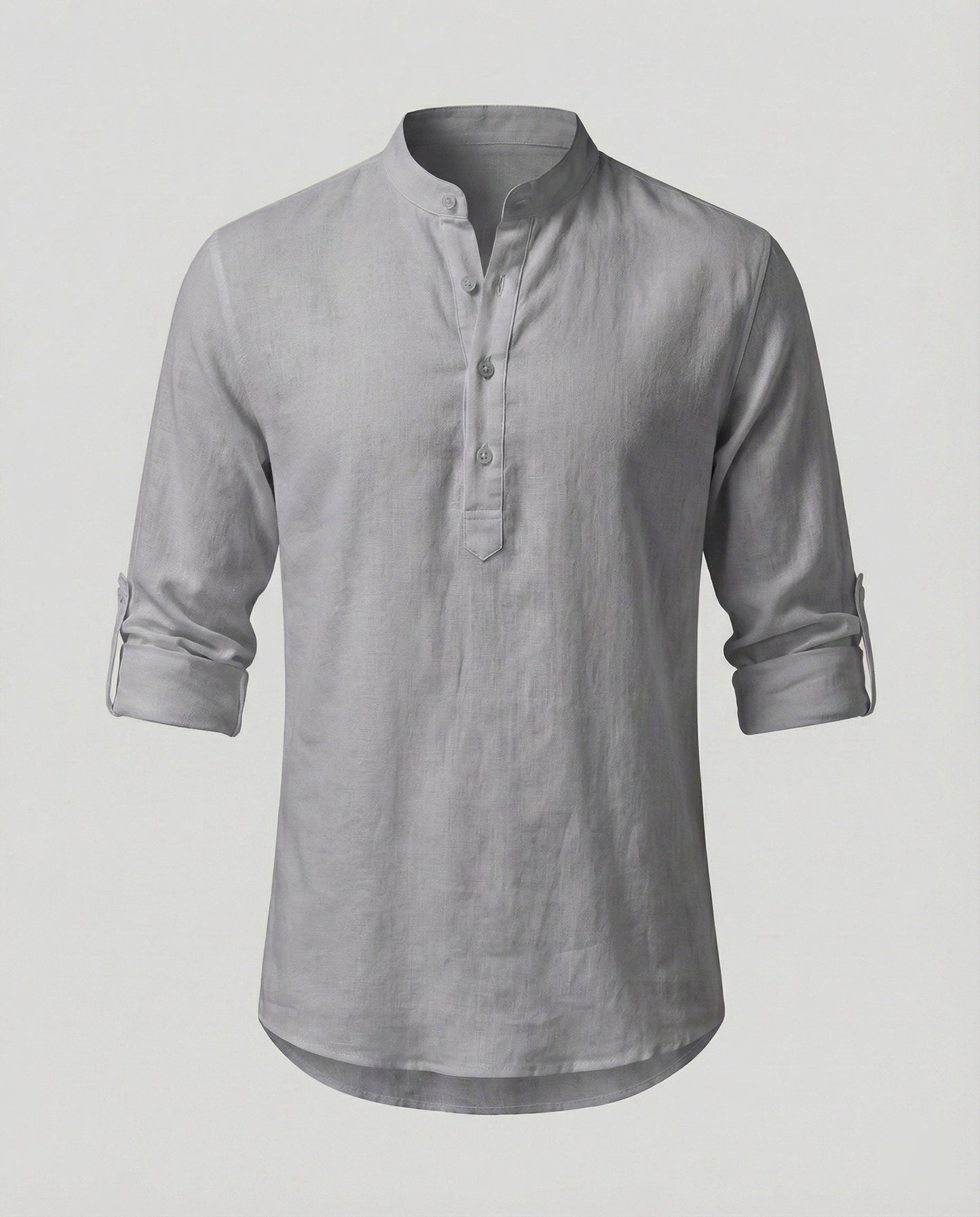 Camicia Uomo Lino Collo Classico