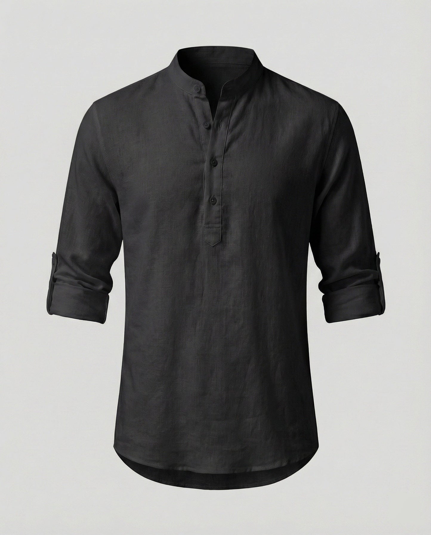 Camicia Uomo Lino Collo Classico