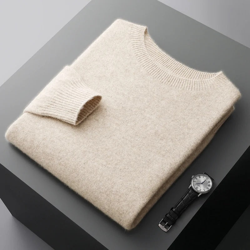 Maglione Uomo Girocollo Classico Vestibilità Regolare