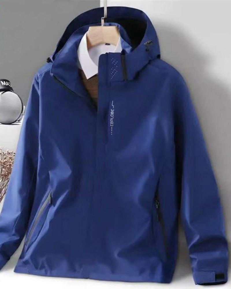 Giacca Donna Impermeabile con Cappuccio e Zip