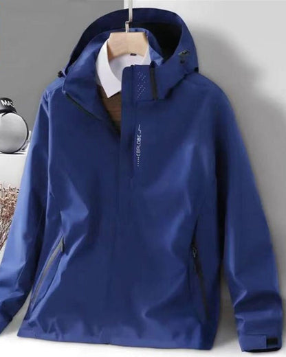 Giacca Donna Impermeabile con Cappuccio e Zip