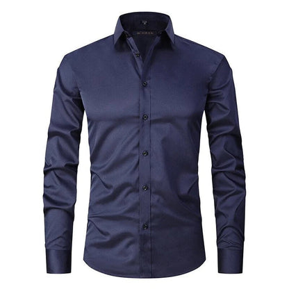 Camicia Uomo Elasticizzata Manica Lunga