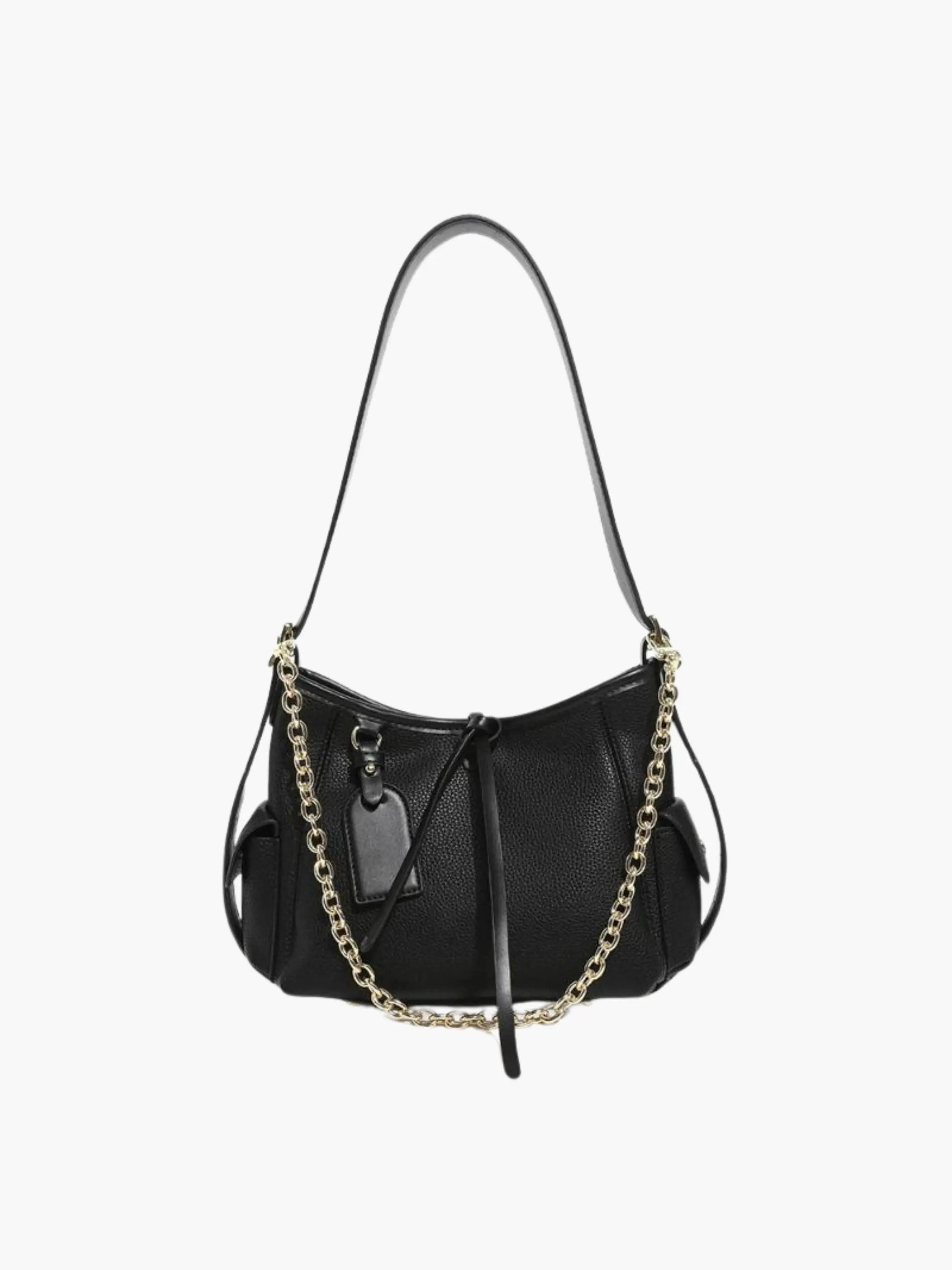 Borsa a Tracolla Donna in Pelle con Catena Decorativa - Brentozzi