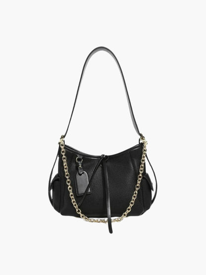 Borsa a Tracolla Donna in Pelle con Catena Decorativa - Brentozzi