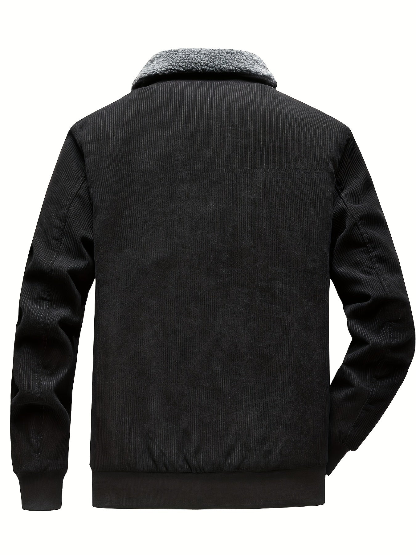 Giacca Invernale Uomo con Colletto a Revers Calda Stile Classico