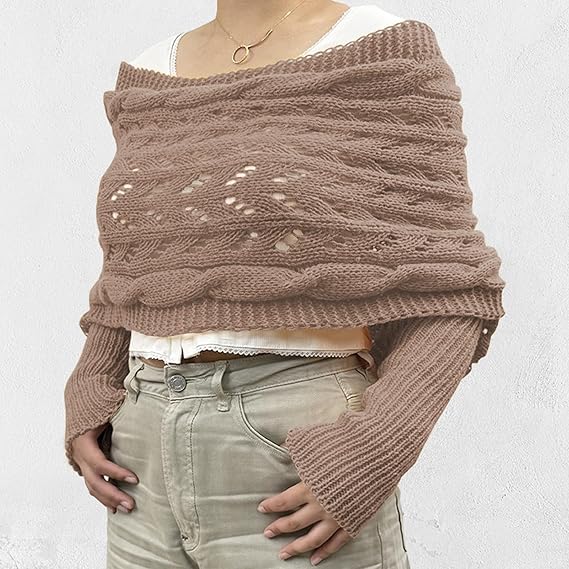 Sciarpa Donna in Maglia Elegante Invernale
