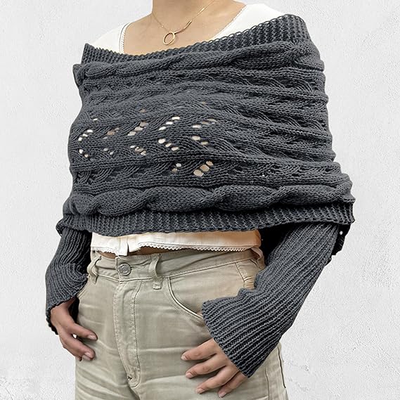 Sciarpa Donna in Maglia Elegante Invernale