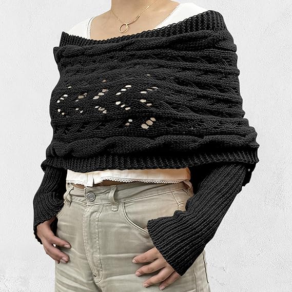 Sciarpa Donna in Maglia Elegante Invernale