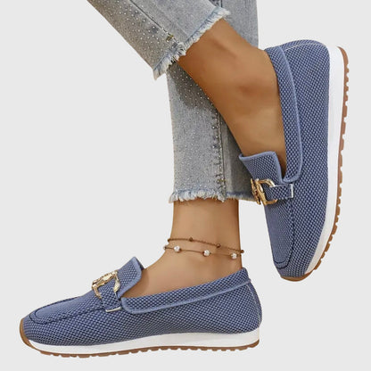 Mocassini Donna Orthopedici con Inserti in Metallo Slip-On