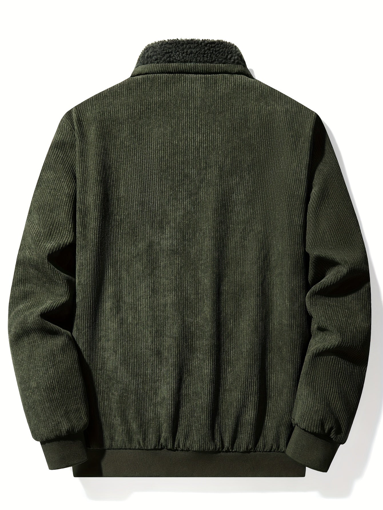 Giacca Invernale Uomo con Colletto a Revers Calda Stile Classico
