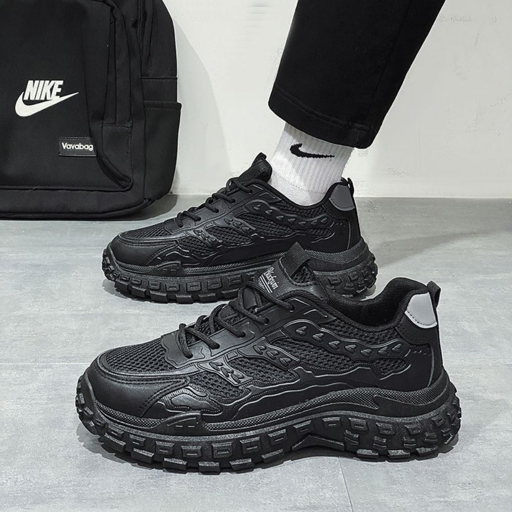 Sneaker Running Uomo in Mesh con Lacci