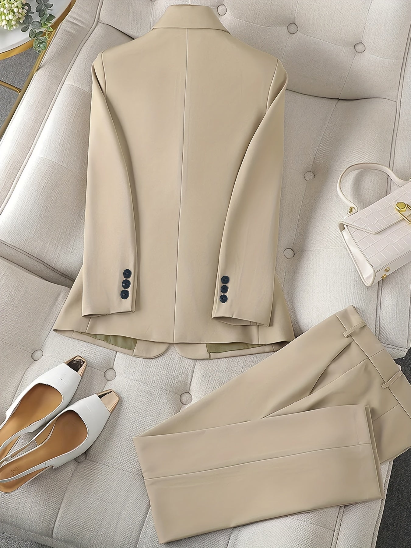 Blazer Donna Classico con Rever Elegante Stagionale