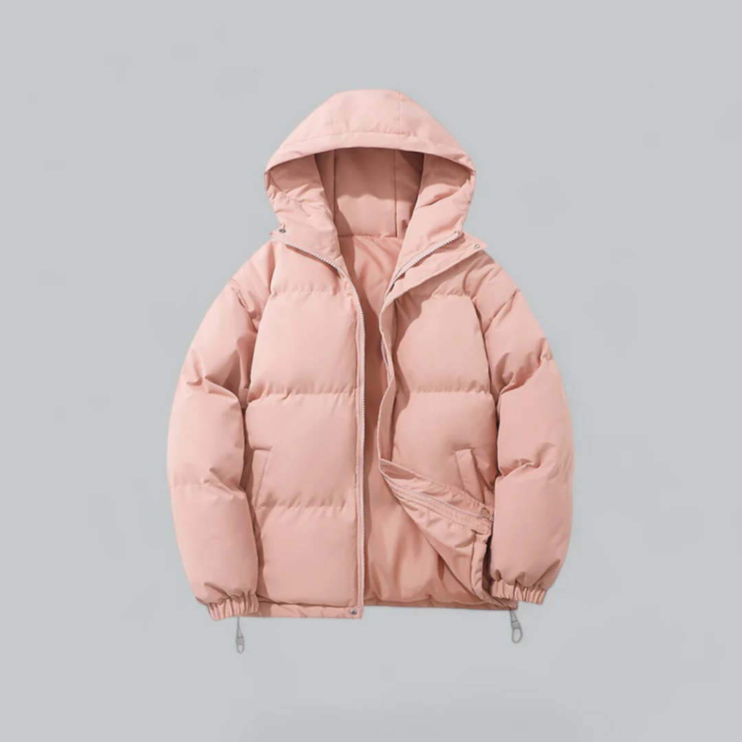 Giacca Invernale Uomo con Cappuccio e Chiusura Zip