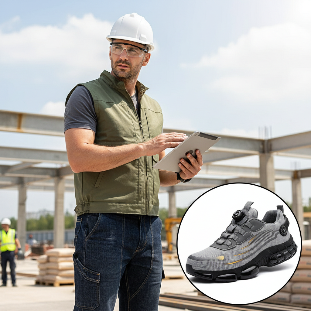 Scarpe Sicurezza Uomo con Punta Rinforzata Robuste