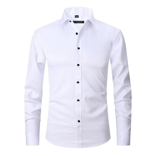 Camicia Uomo Manica Lunga Colletto Kent - Brentozzi