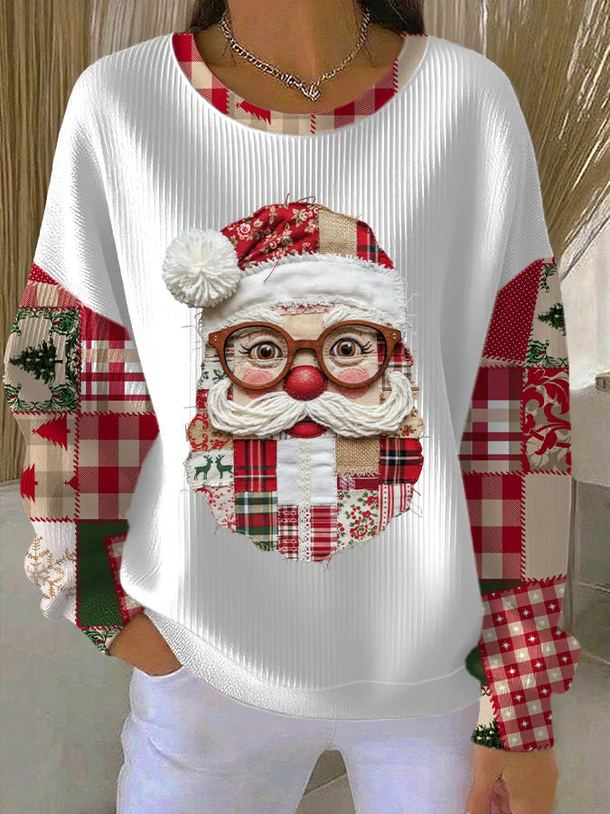 Maglione Natale Uomo con Motivo Babbo Natale Regular Fit - Brentozzi