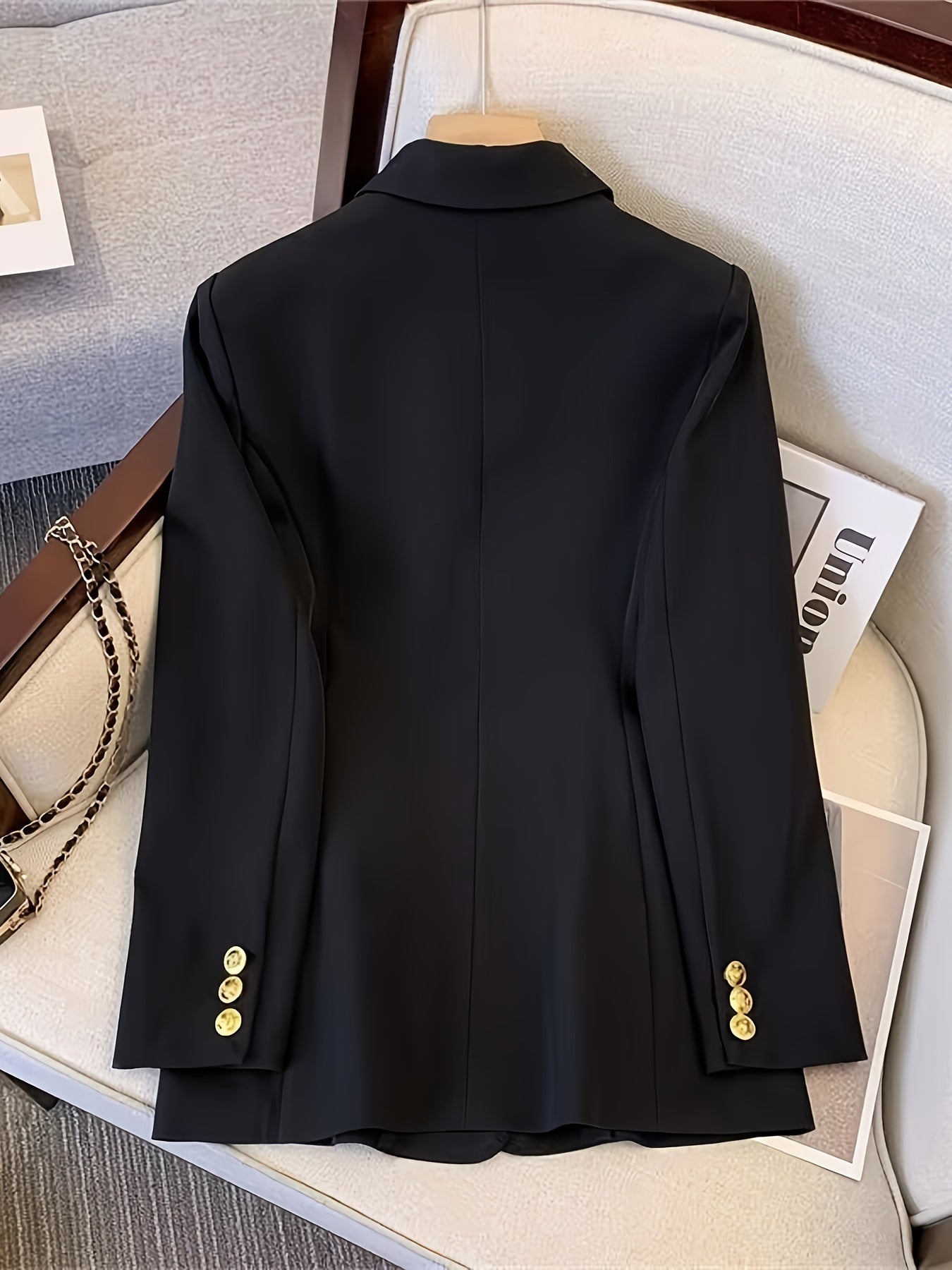 Blazer Donna Slim Fit Bottoni Decorativi