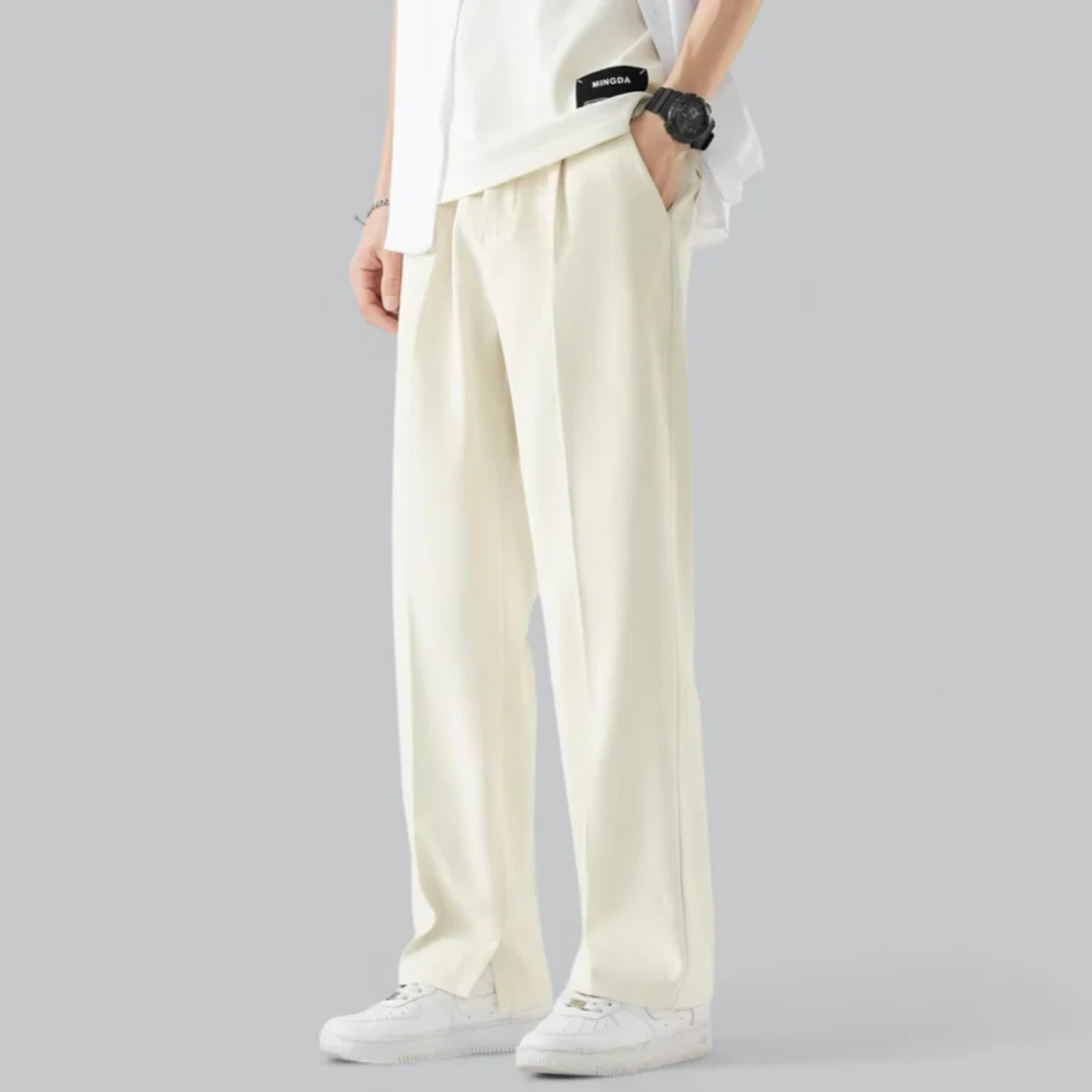 Pantaloni Uomo Vestibilità Ampia Silhouette Larga