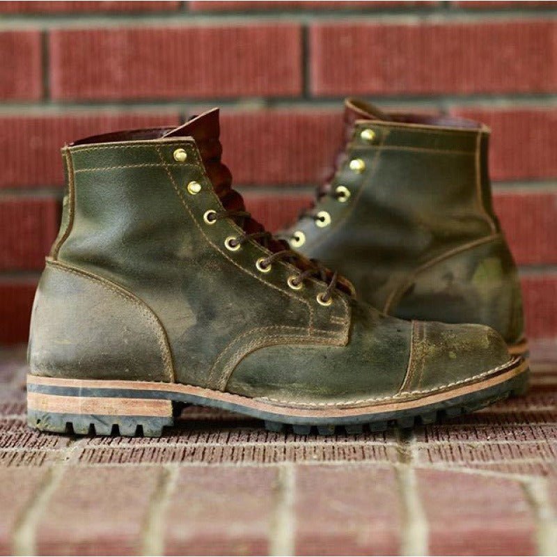 Scarpe Stringate Uomo Altezza Caviglia Suola Antiscivolo