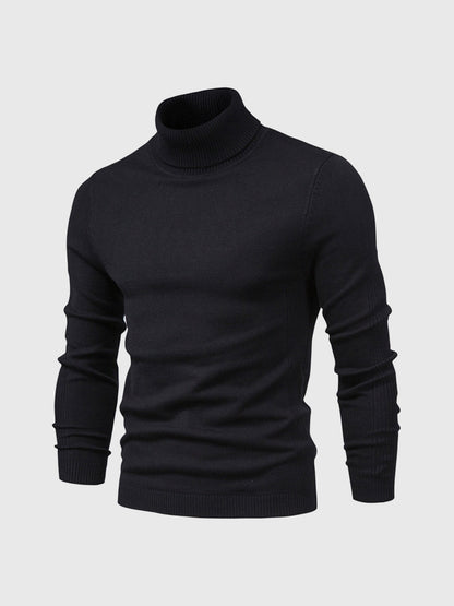 Maglione Uomo Collo Alto Corto Lavabile