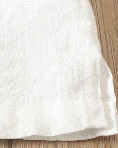 Camicia Donna Manica Corta con Bottoni Decorativi