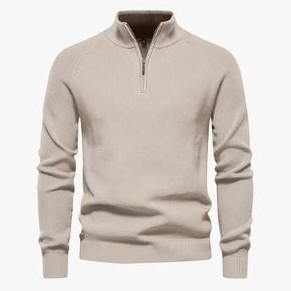 Maglione Uomo in Maglia Morbida con Zip