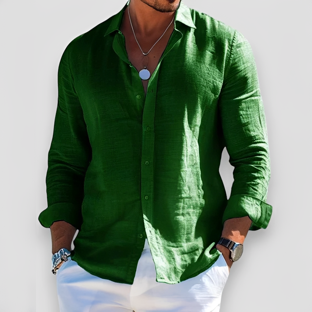 Estivo Uomo Stile Classico Semplice