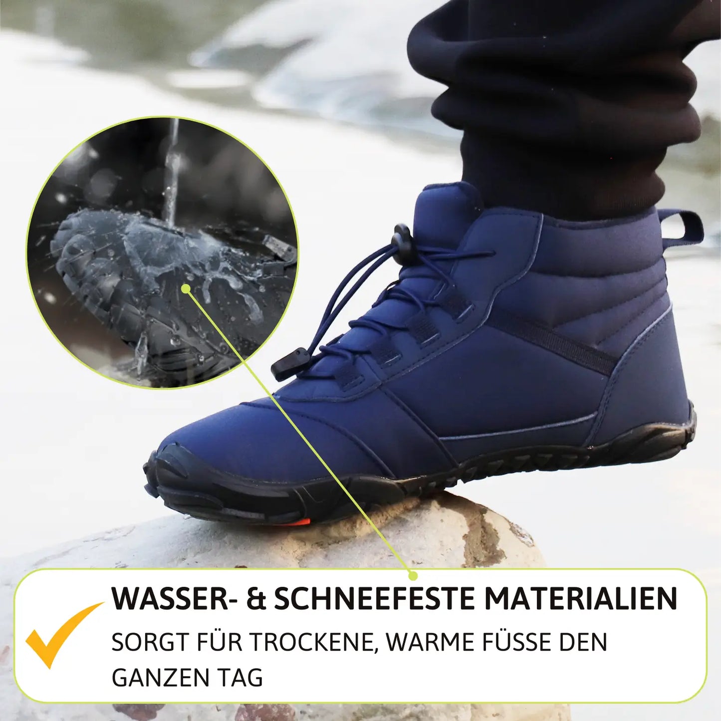 Scarpe Invernali Unisex Flessibili per Giornate Fredde