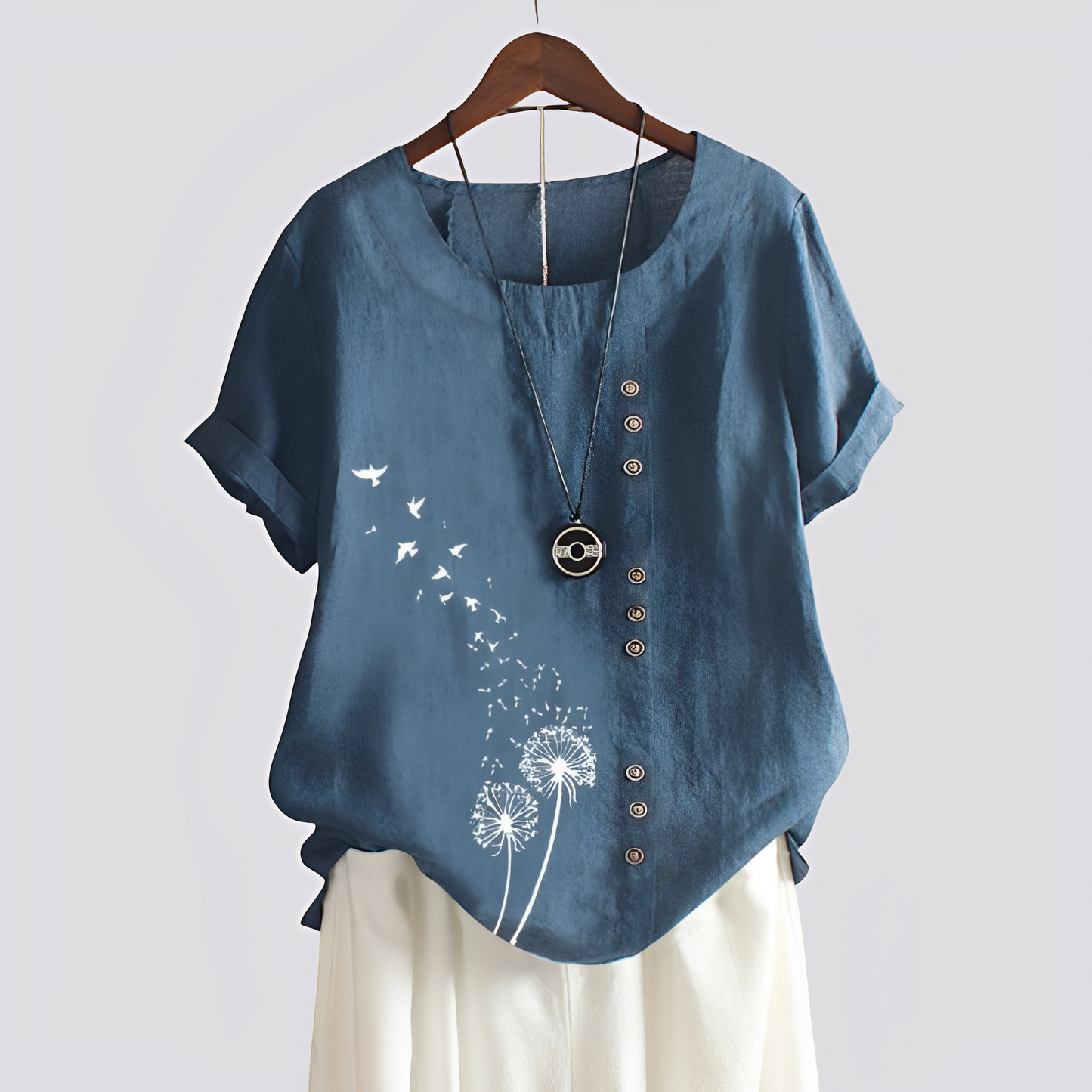 Camicia Donna Manica Corta Vestibilità Comoda