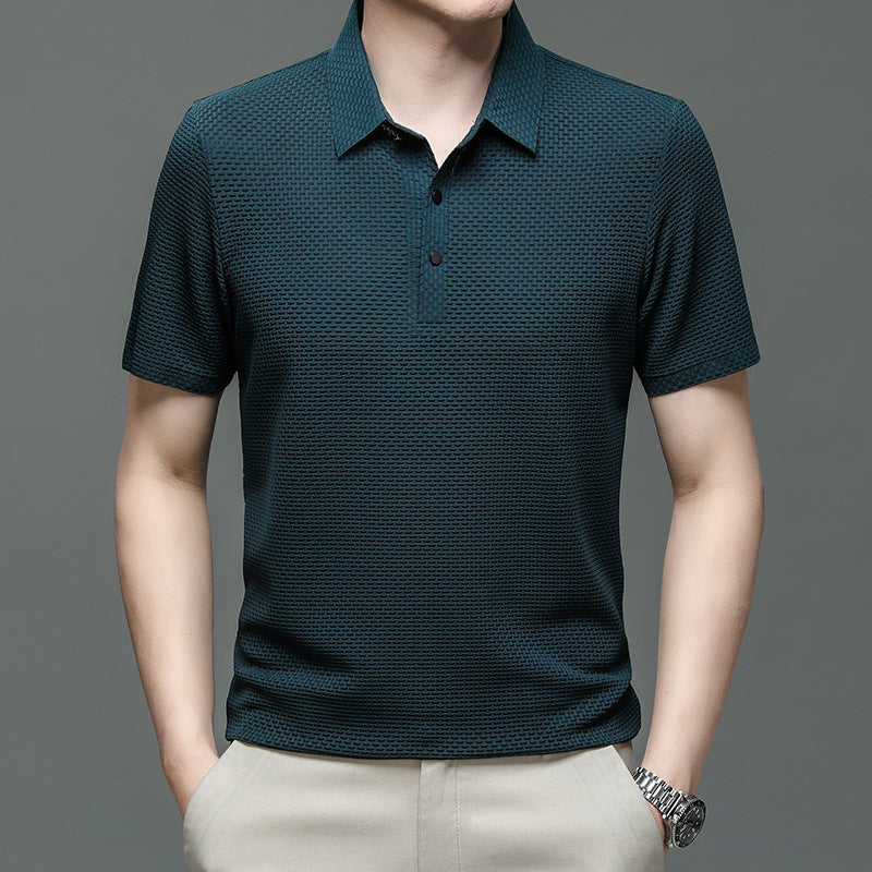 Polo Uomo Senza Cuciture Stile Casual